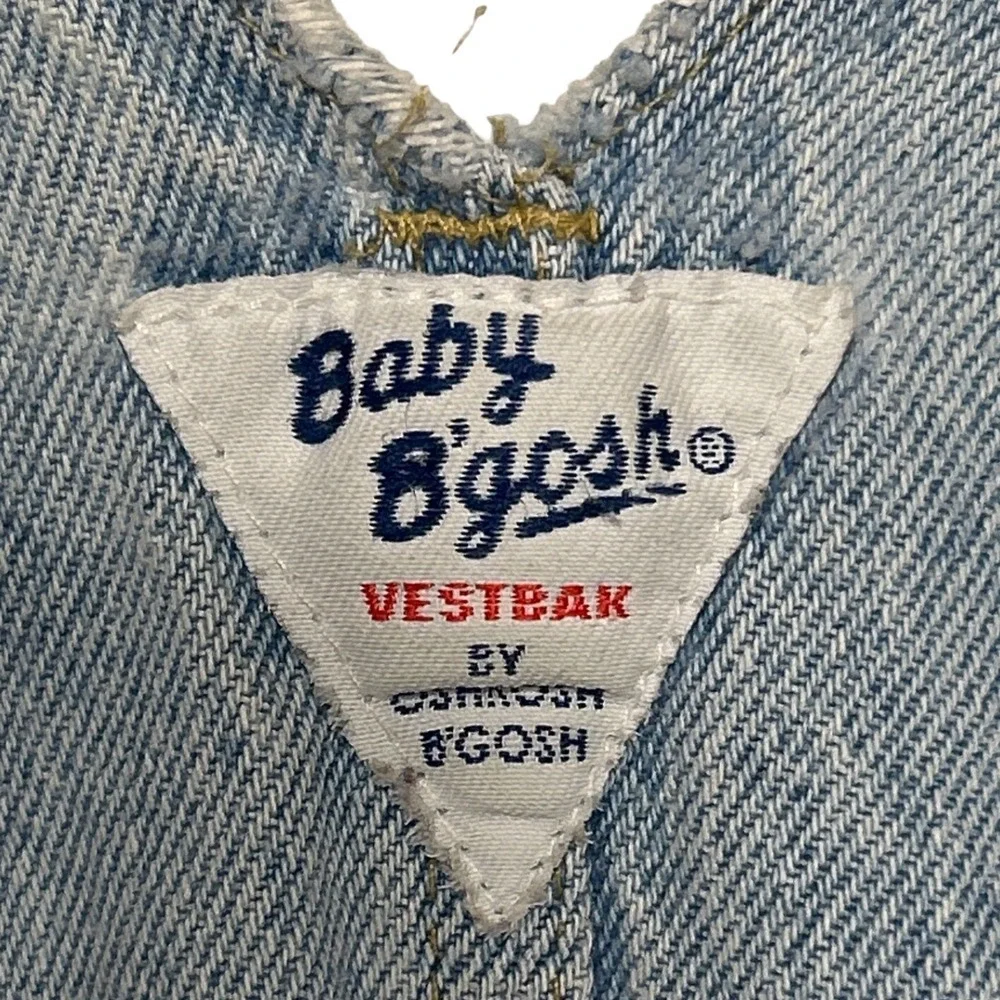 Vintage Baby OshKosh Bgosh Denim Overalls Est. 12 Mos‎ 11
